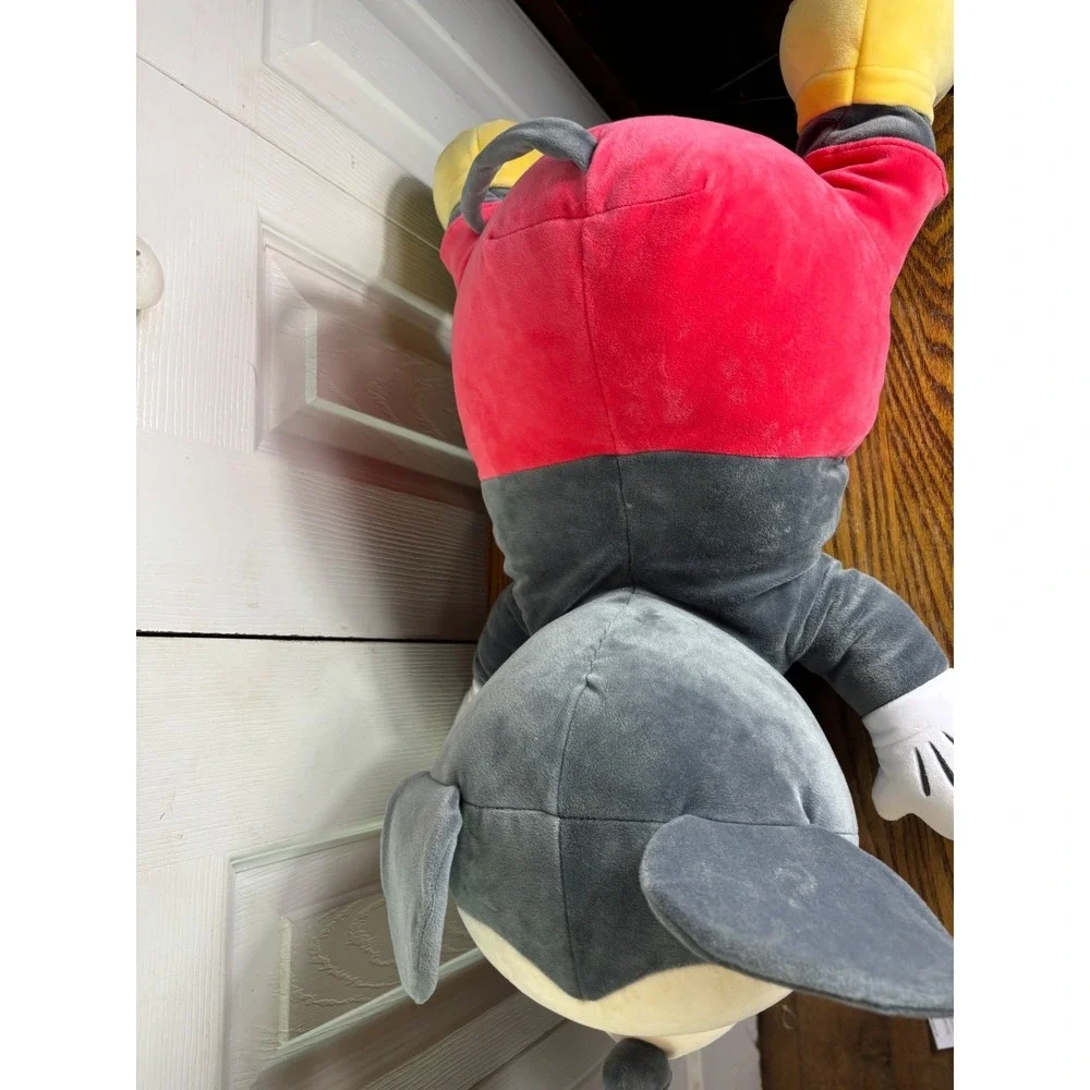 Disney‎ Mickey Mouse Gray Plush Pillow Pal Sleeping Stuffed Animal Toy